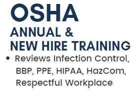 10-PACK | Dental OSHA-HIPAA Annual and/or New Hire Training | 2 CEs