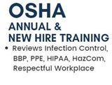 10-PACK | Dental OSHA-HIPAA Annual and/or New Hire Training | 2 CEs