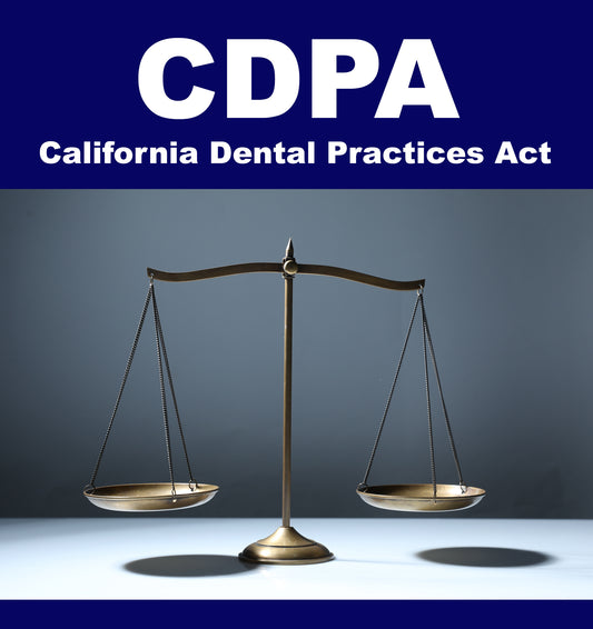 Calif Dental Practice Act 2026 |  2 CEs