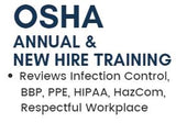3-PACK | Dental OSHA-HIPAA Annual and/or New Hire Training | 2 CEs